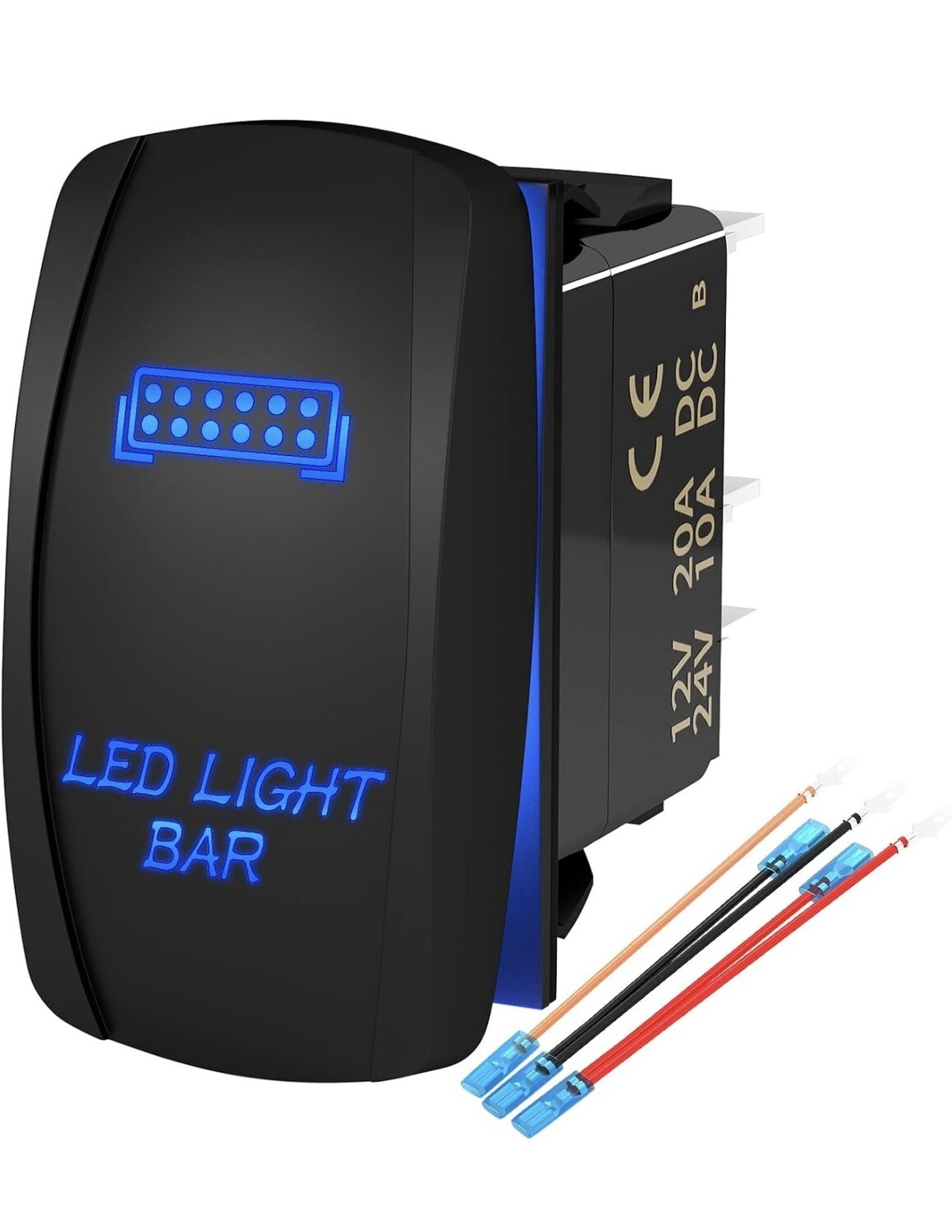 LED Light Bar Toggle Switch  (blue)