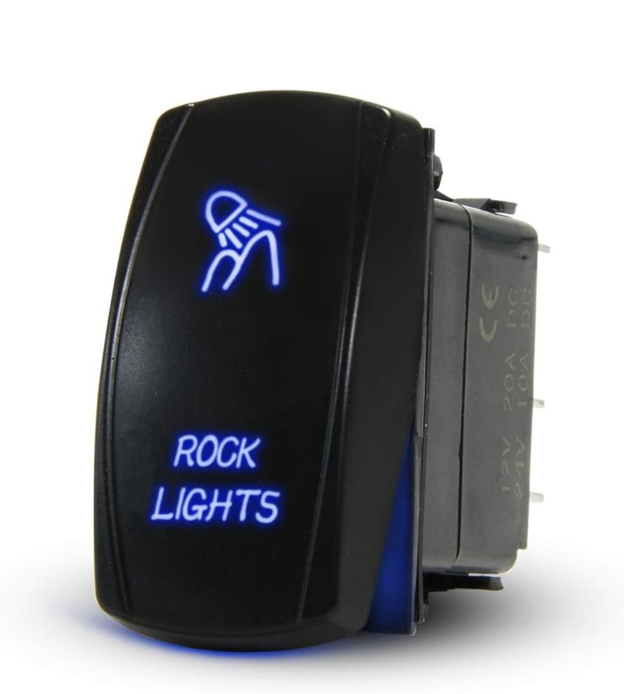 Rock Lights Rocker Switch (Blue)