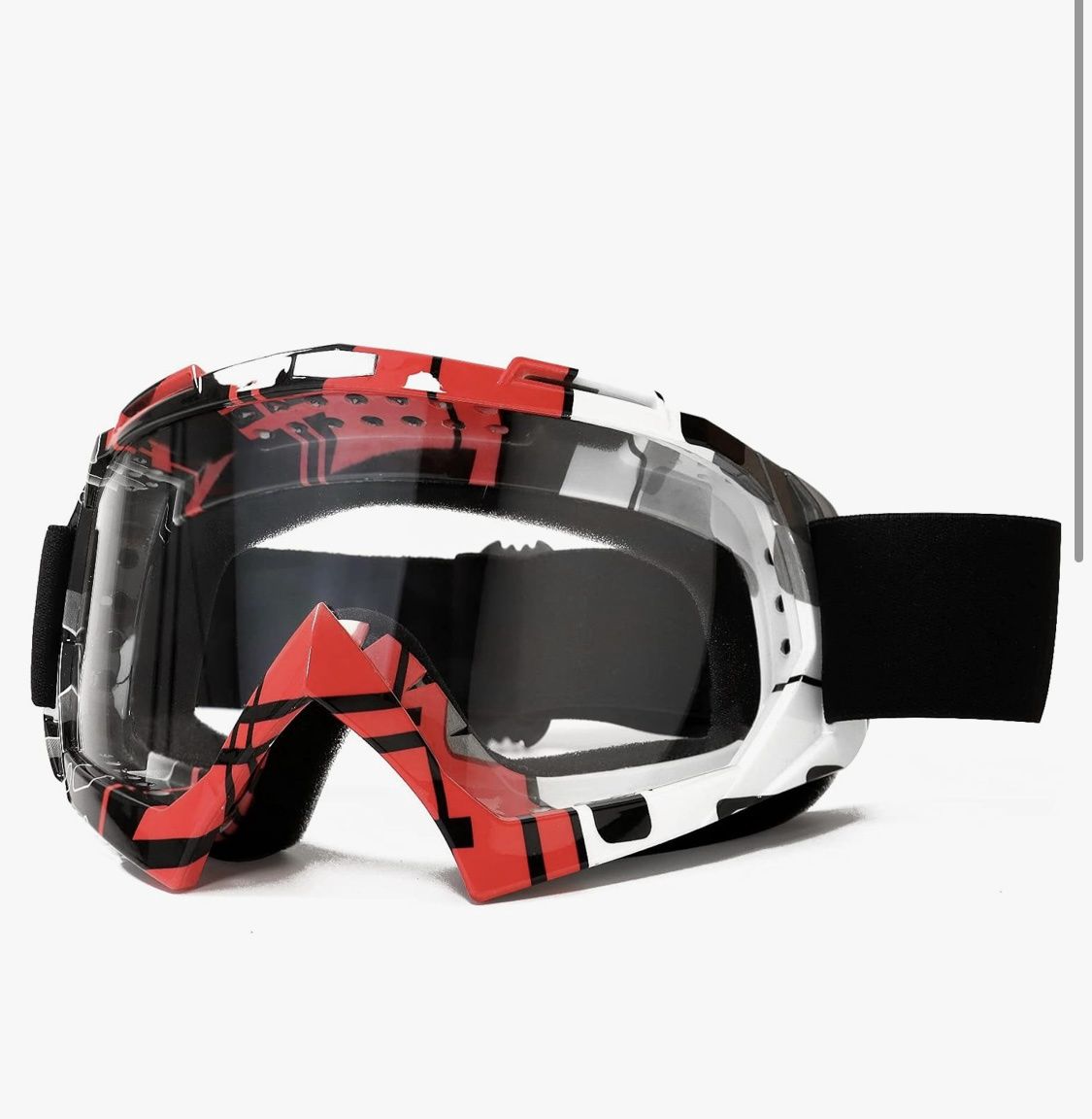 FMY Goggles- Black &amp; Red