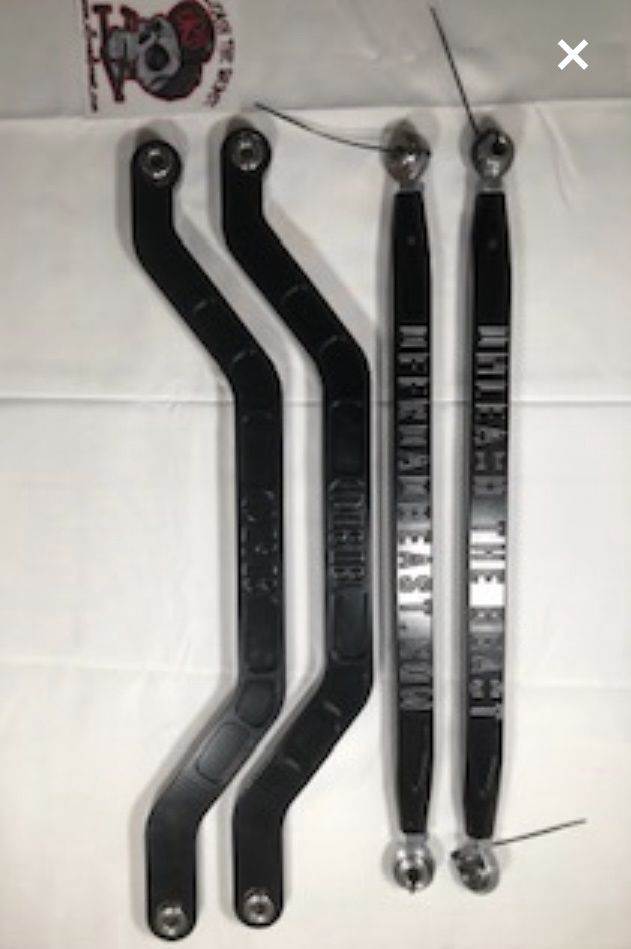 ORB Radius Rod Set - Turbo R/ Pro R - Black &amp; Machined