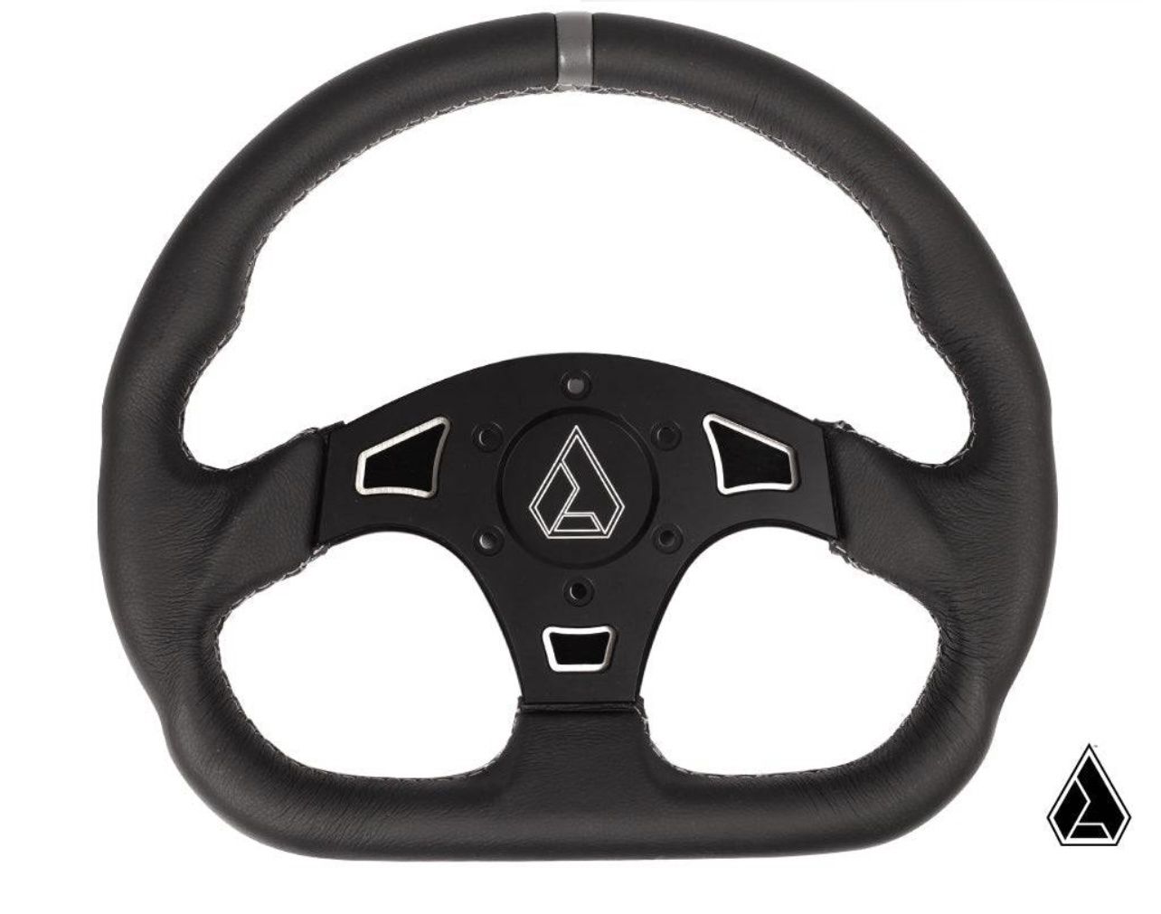 Assault Industries Universal Ballistic D V2 UTV Steering Wheel (white inlay)