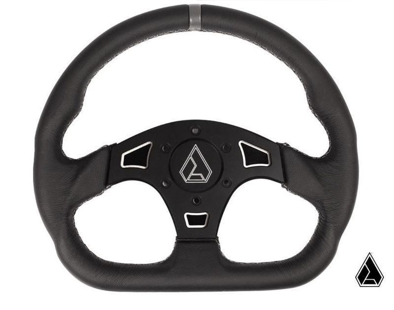Assault Industries Universal Ballistic D V2 UTV Steering Wheel (white inlay)