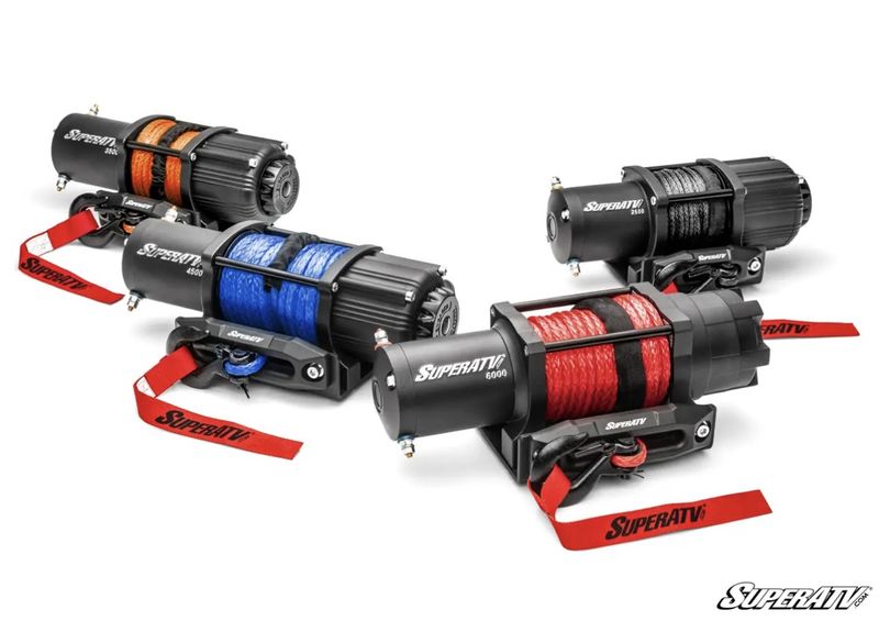 Synthetic Winch Rope Replacement- 6000lb- Blue