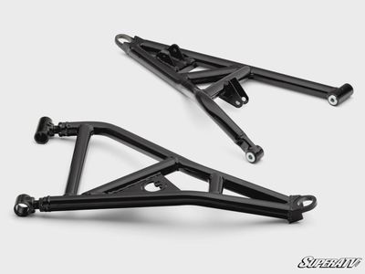 Polaris 2024+ RZR XP 1000 High- Clearance 1.5&quot; Forward Offset A-Arms (Black / no ball joints)