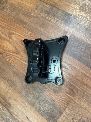 ORB Billet Radius Plate/ Pull Plate with Knuckles - Can Am X3- Black