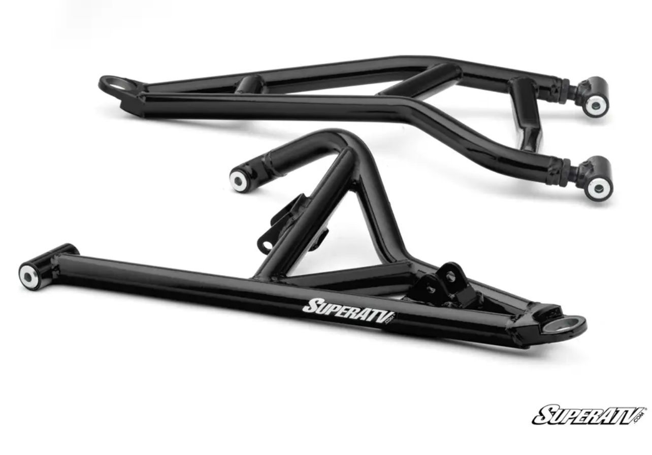 RZR XP TURBO High Clearance 1.5&quot; Forward A-Arms (Black/ no ball joint)