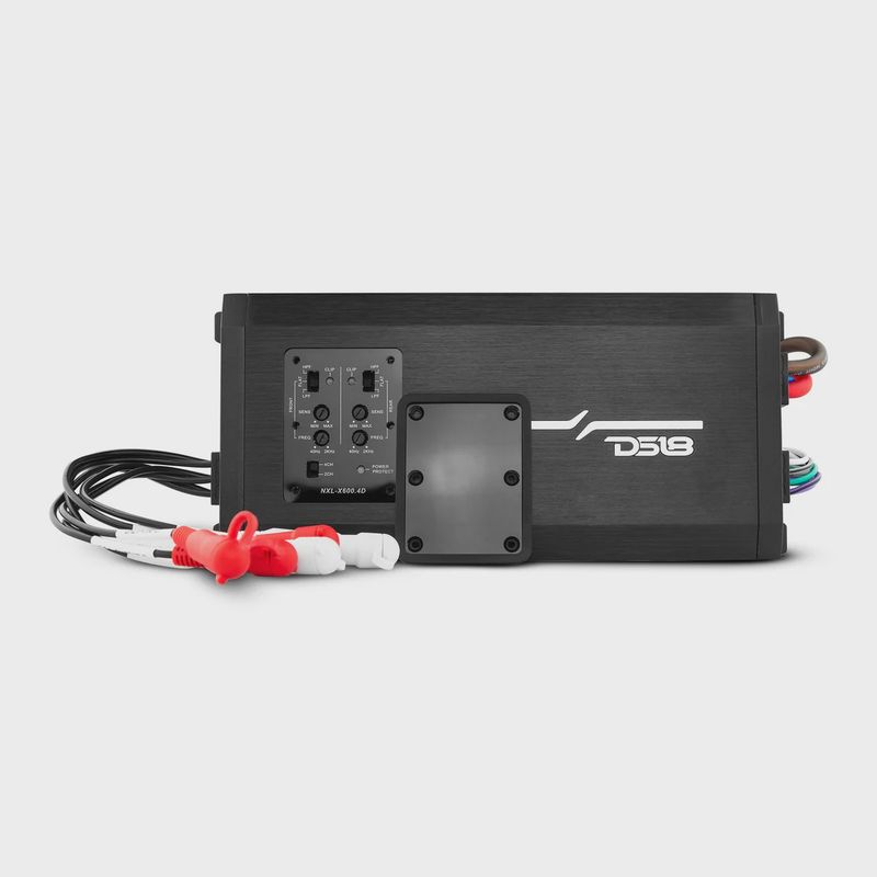 NXL 4-Channel Full-Range Class D IP67 Marine and Powersports Amplifier 4x150 WSatts Rms @ 4-Ohm