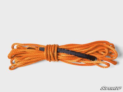 Synthetic Winch Rope Replacement - 6000lb - Orange