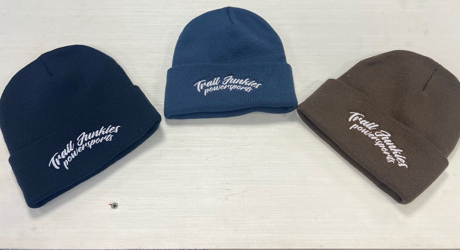 Trail Junkies Beanie, color: Neon Blue