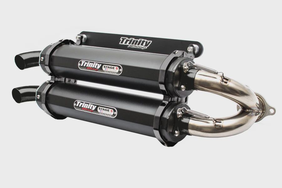 Trinity Slip on Exhaust - BLACK (RZR PRO XP / TURBO R / PRO S)