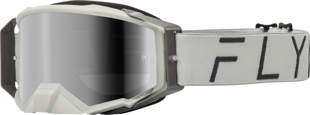 Fly Racing Zone Pro Goggle - Grey with Grey Mirror / Smoke Lense