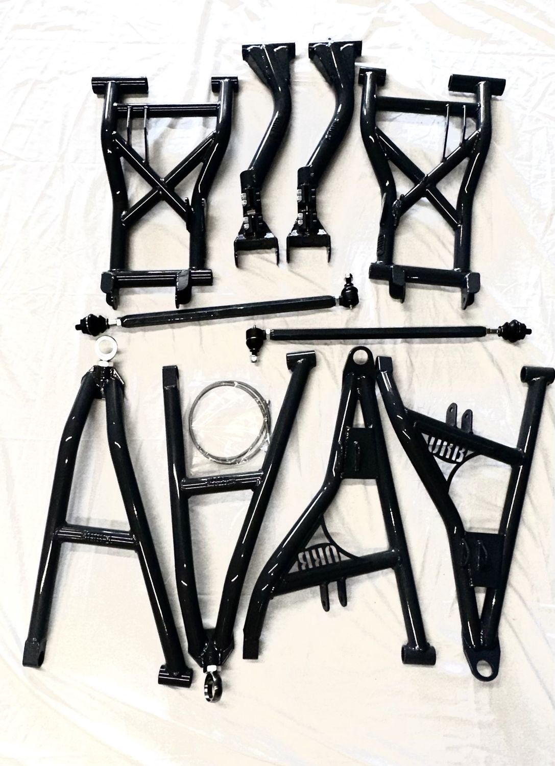 Long Arm Kit - GENERAL XP (Black + forward arm kit + front &amp; rear bushings)