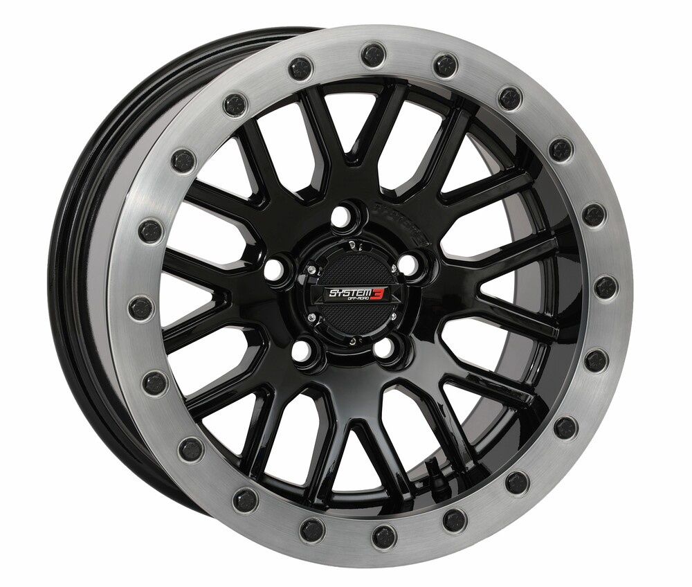 System 3 - SB9 Wheel  15x9 5+4 (+10mm) 5/4.5 Gloss Black