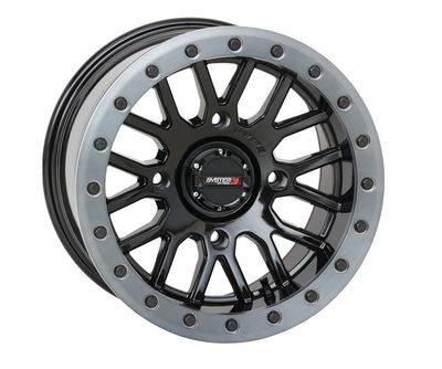 System 3 SB9 Wheel 15x9 5+4 (+10mm) 4/156 Gloss Black