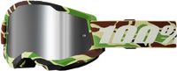 100-Percent Strata 2 Goggle - War Camo mirror silver Lens