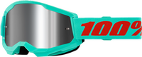 100-Percent Strata 2 Goggle - Maupiti (LIGHT TEAL) with Silver lens