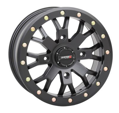 SYSTEM  3 SB4 WHEEL 15X10 4/156 MATTE BLACK