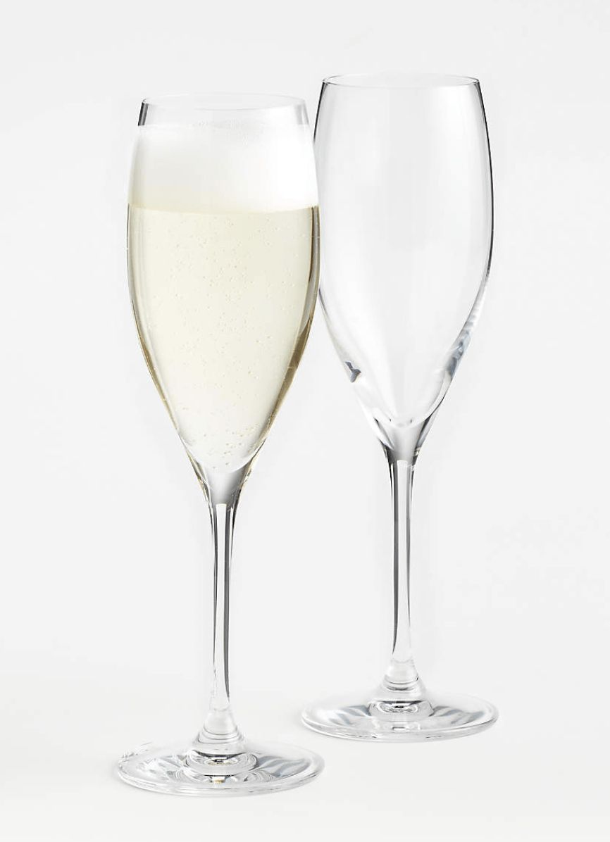 Vinum Cuvee Prestige crystal champagne flutes, set of 2