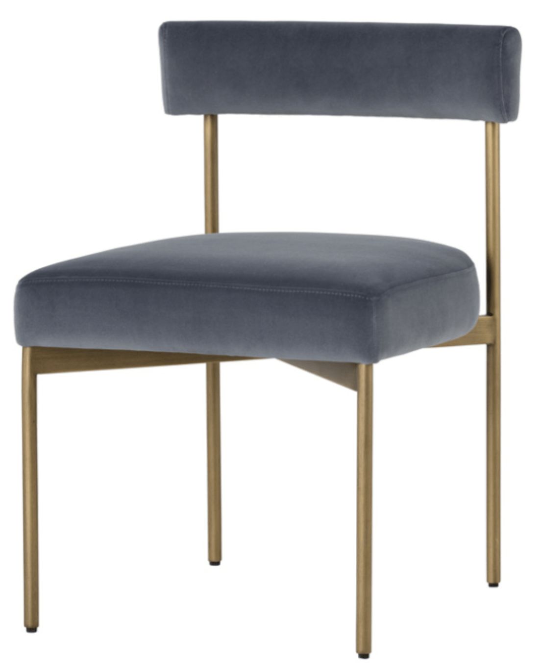 Seneca dining chairs- velvet col. slate