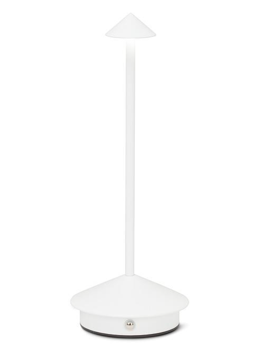 Arrow rechargeable led lamp, white