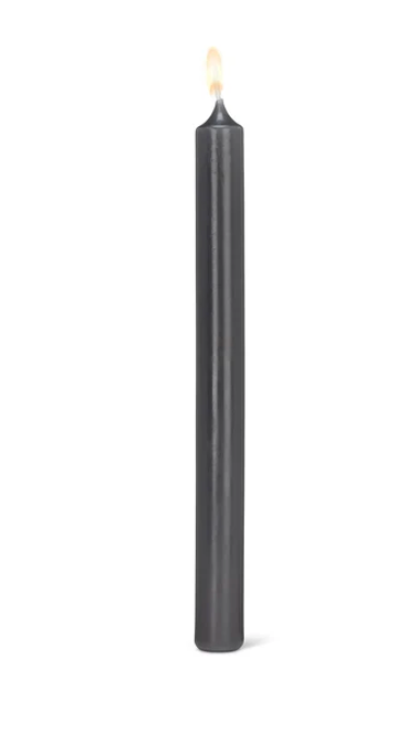 Classic Grey tapered candle