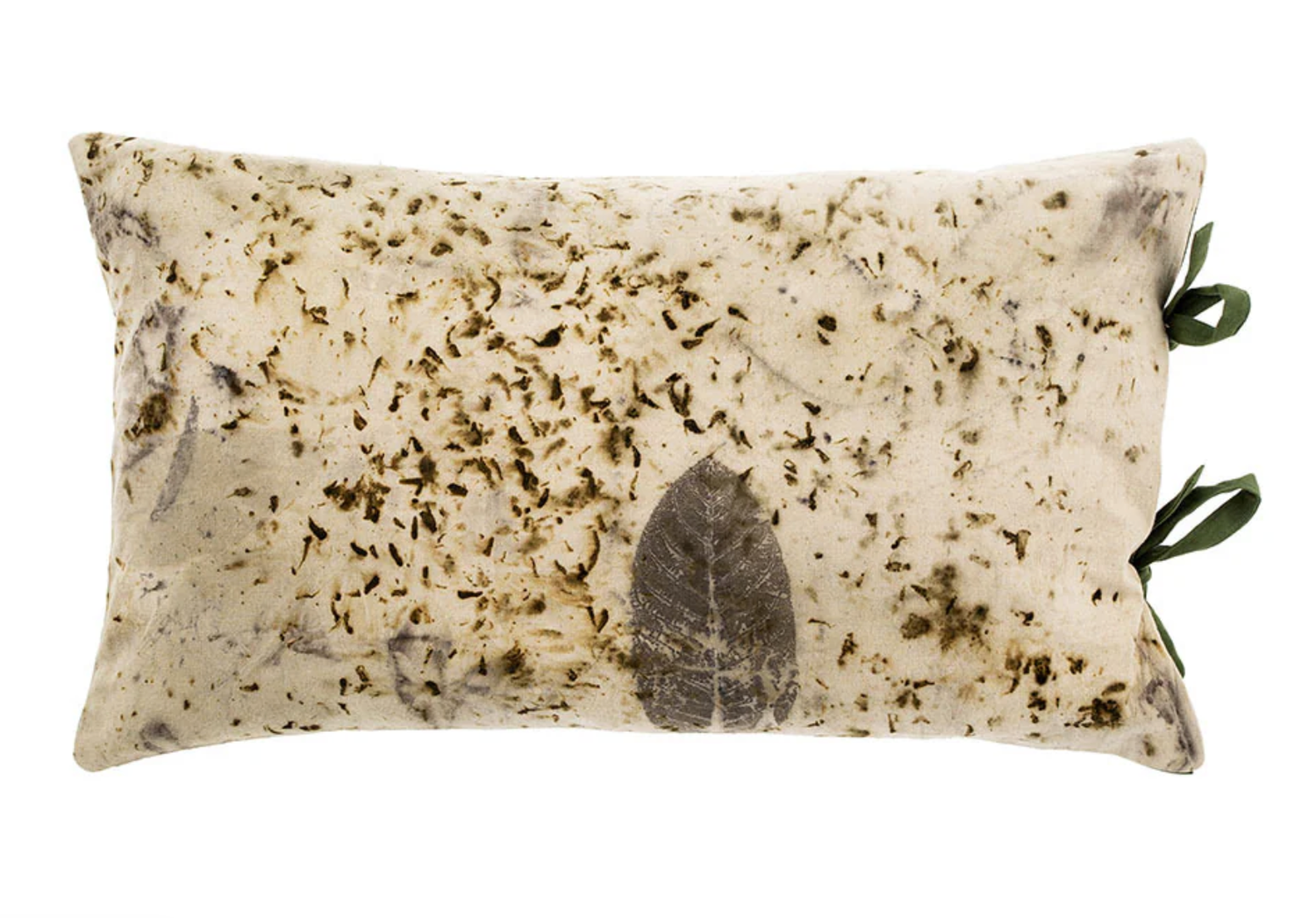 Eco Print pillow, small