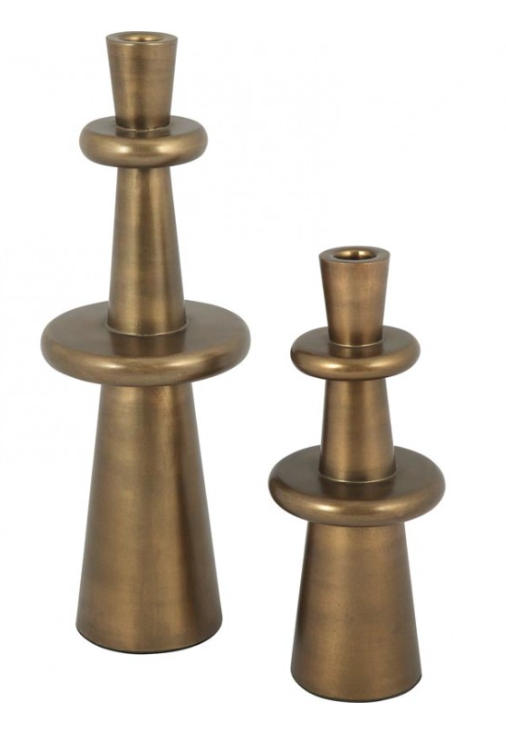 Lexa pillar candle holders, set of 2