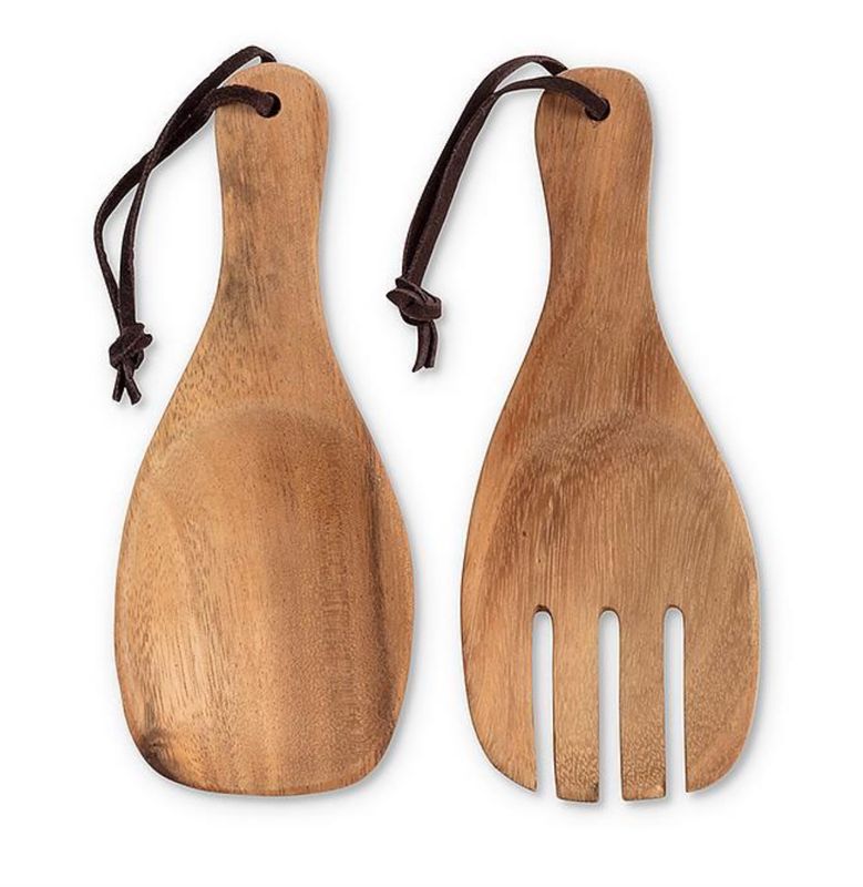 Woodwork, salad scoops