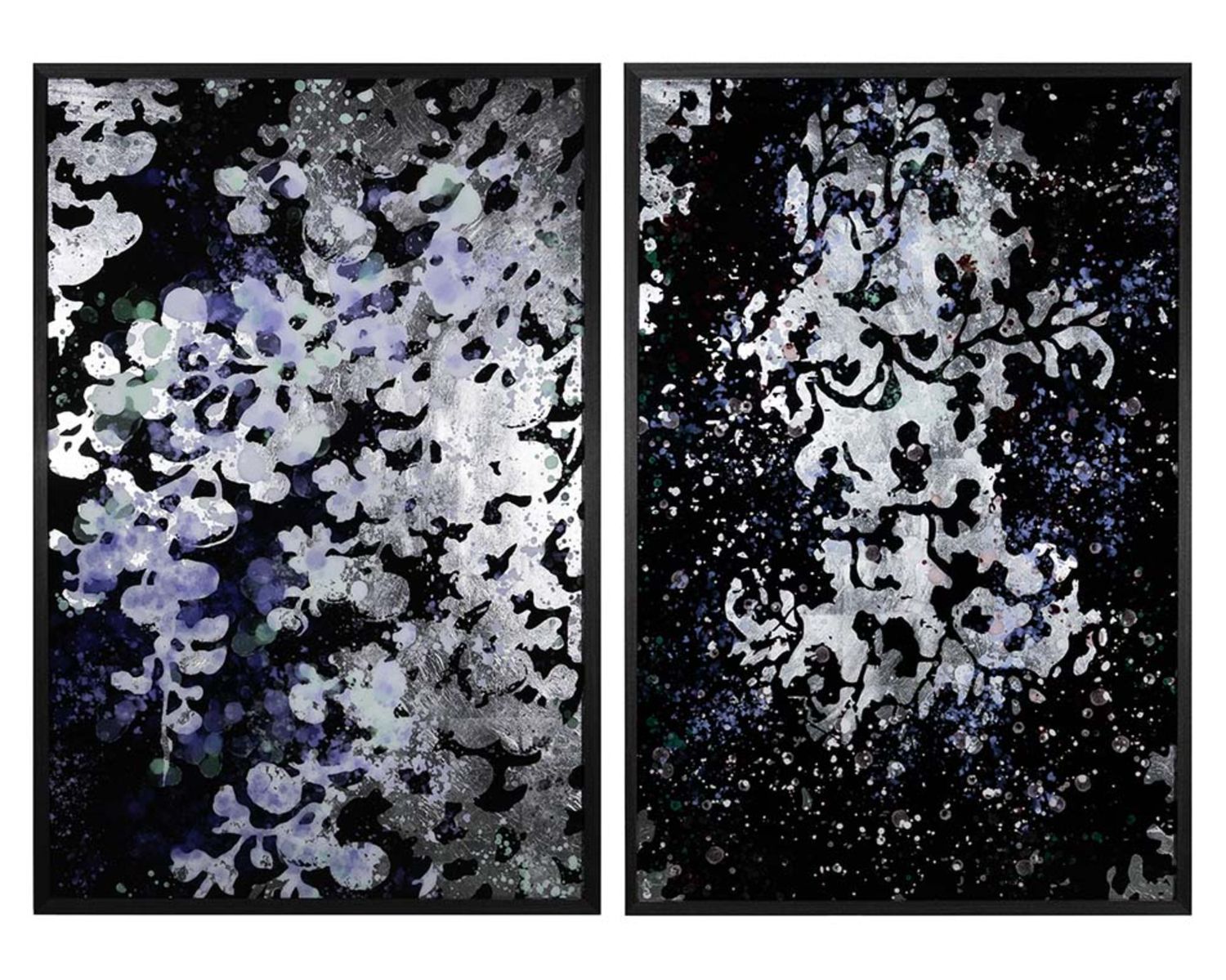 Floral Fantasy art, set of 2