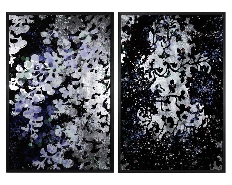 Floral Fantasy art, set of 2