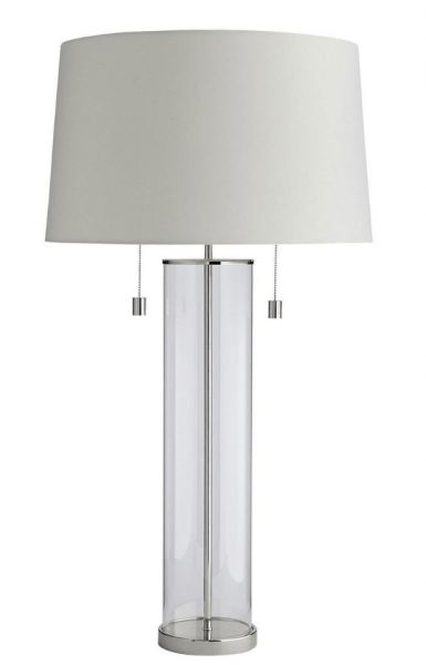 Savannah table lamp- Polished Nickel or Bronze