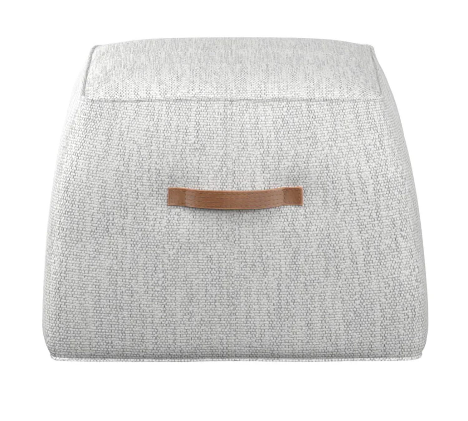 Aspen Ottoman- colour: Merino Cotton