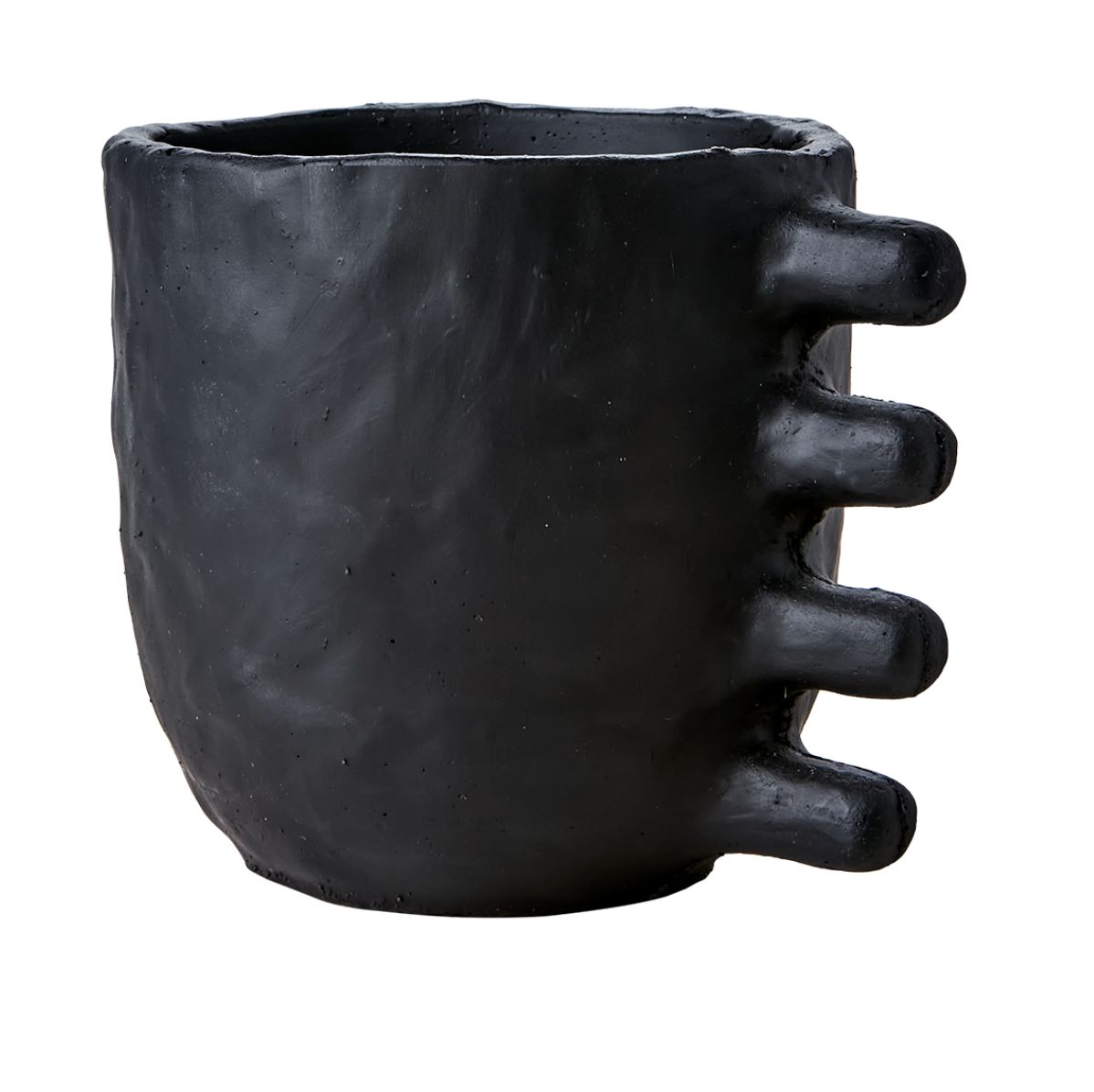 Camille pot black, medium