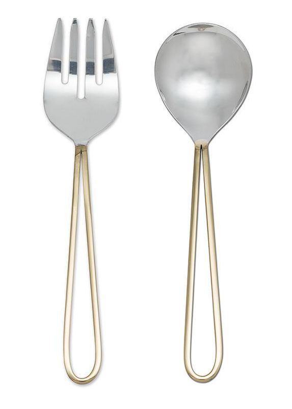 Loop, salad server set