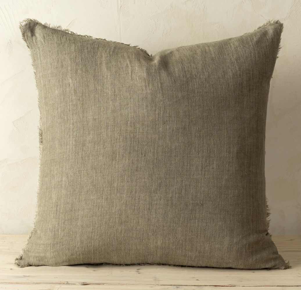 Lina Linen Mink pillow