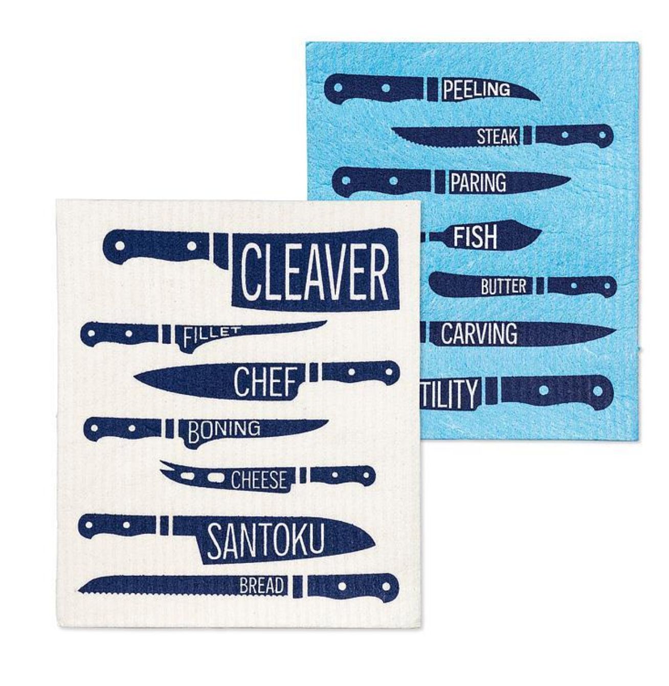 Knives dishcloths, set of 2