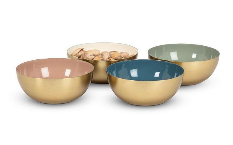Mini enamel bowls, set of 4