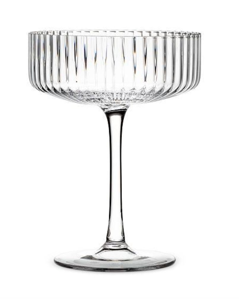 Optic cocktail coupe