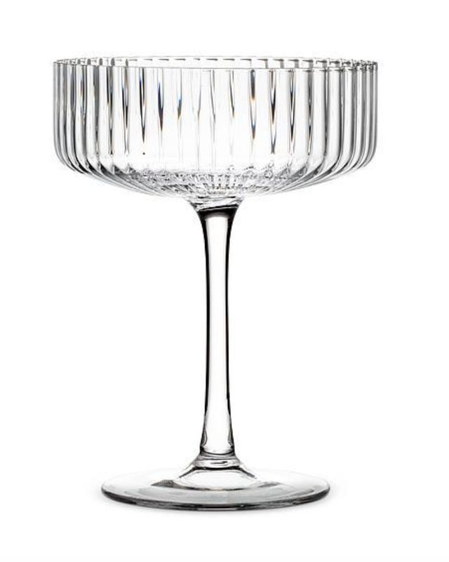 Optic cocktail coupe