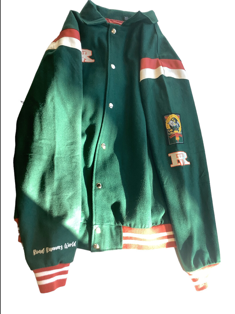 RR “Hurricanes “ Jacket, Color: Green/Red, Size: Xl