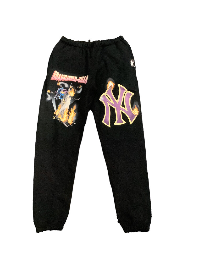 RR “NY” sweatpants, Color: Black, Size: Med