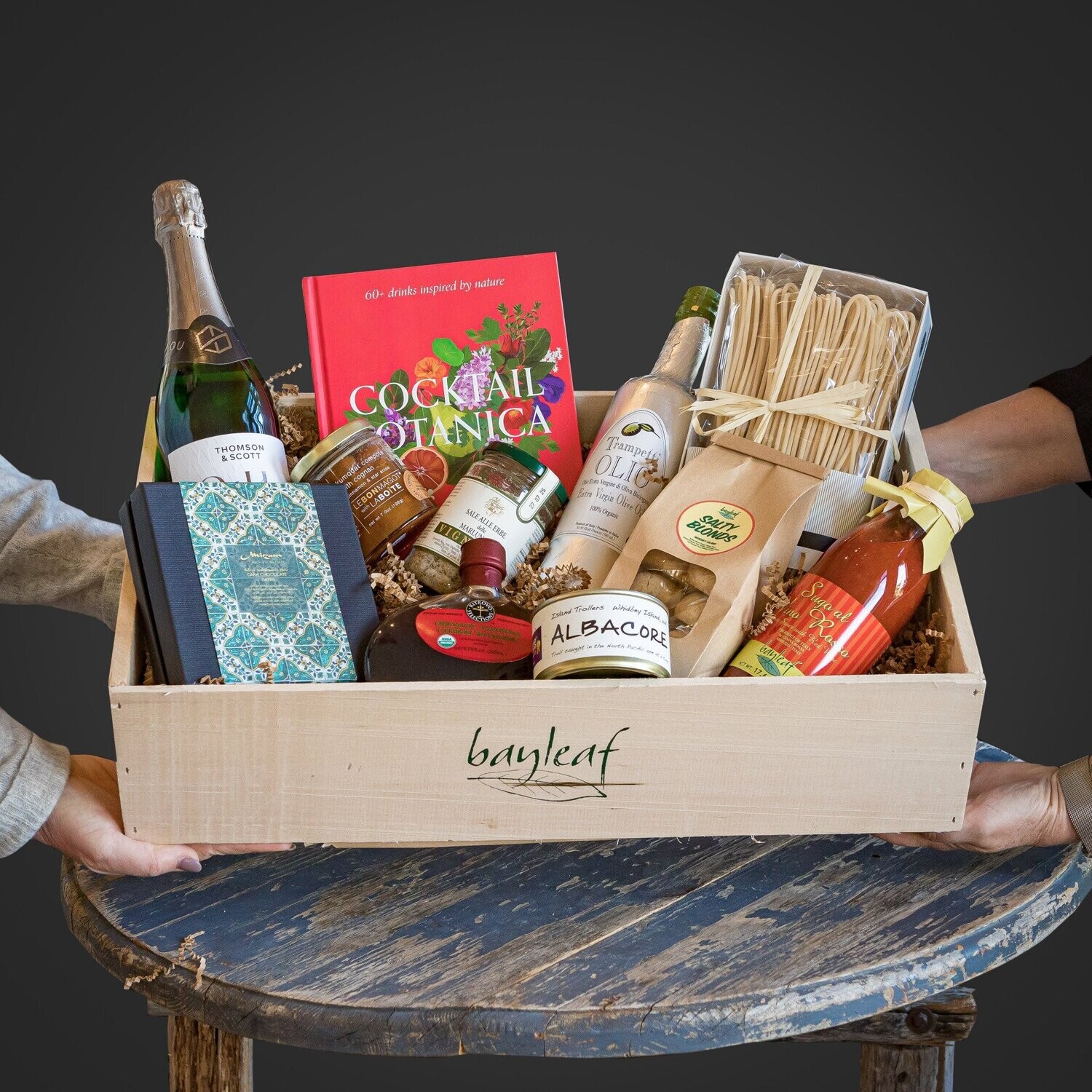 Personalized Gift Basket Crate