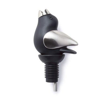 ChirpyTop Wine Pourer Black/Chrome