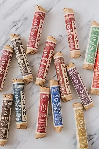 Foustman's Salami (Garlic Lamb) Artisanal, Nitrate-Free