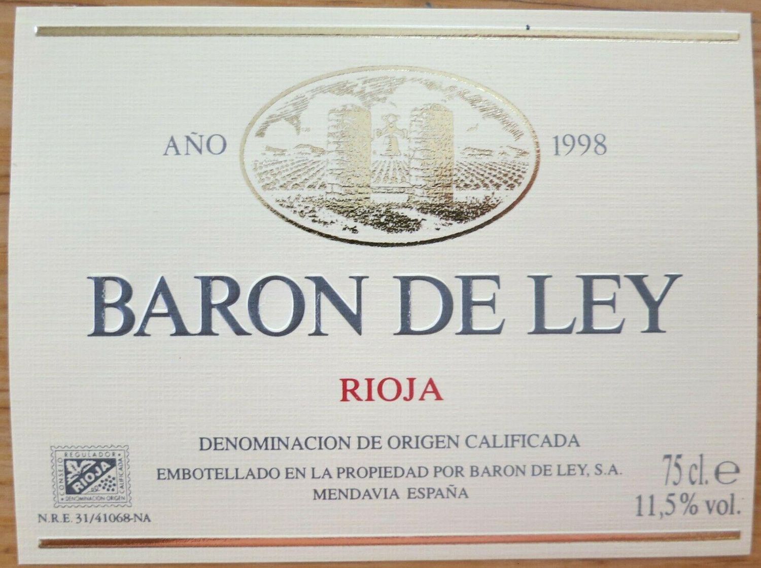 Baron de Ley, Baron de Ley, Riserva Rioja