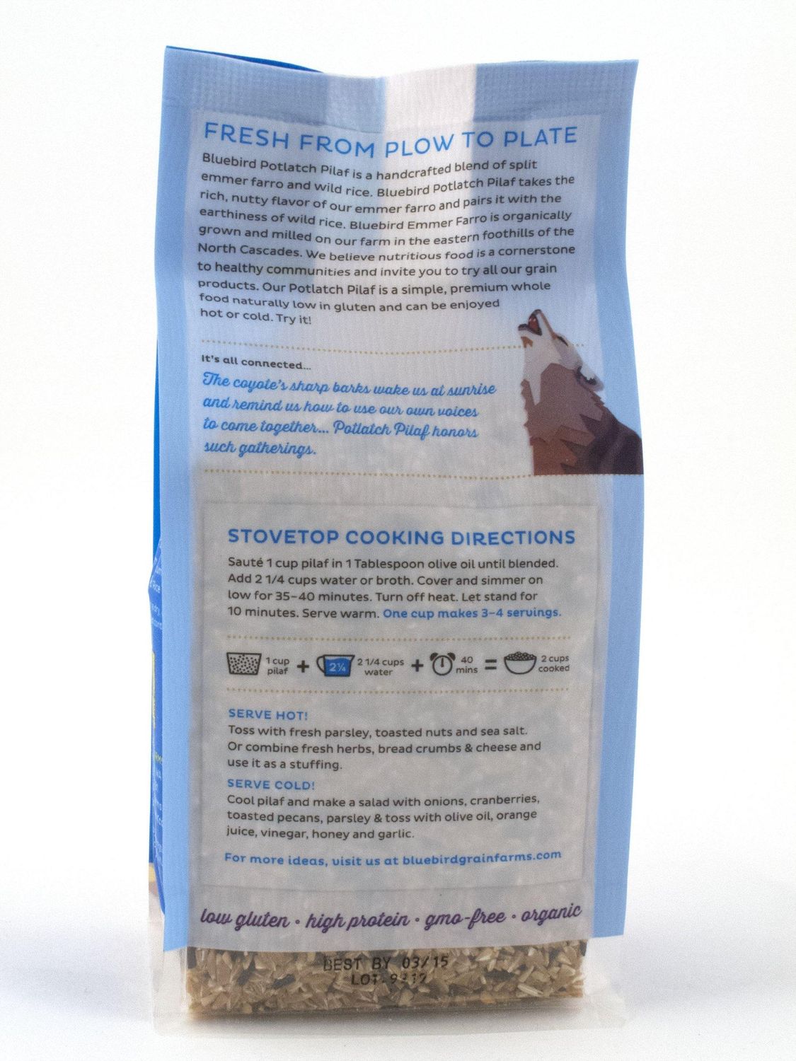 Organic Potlatch Pilaf
