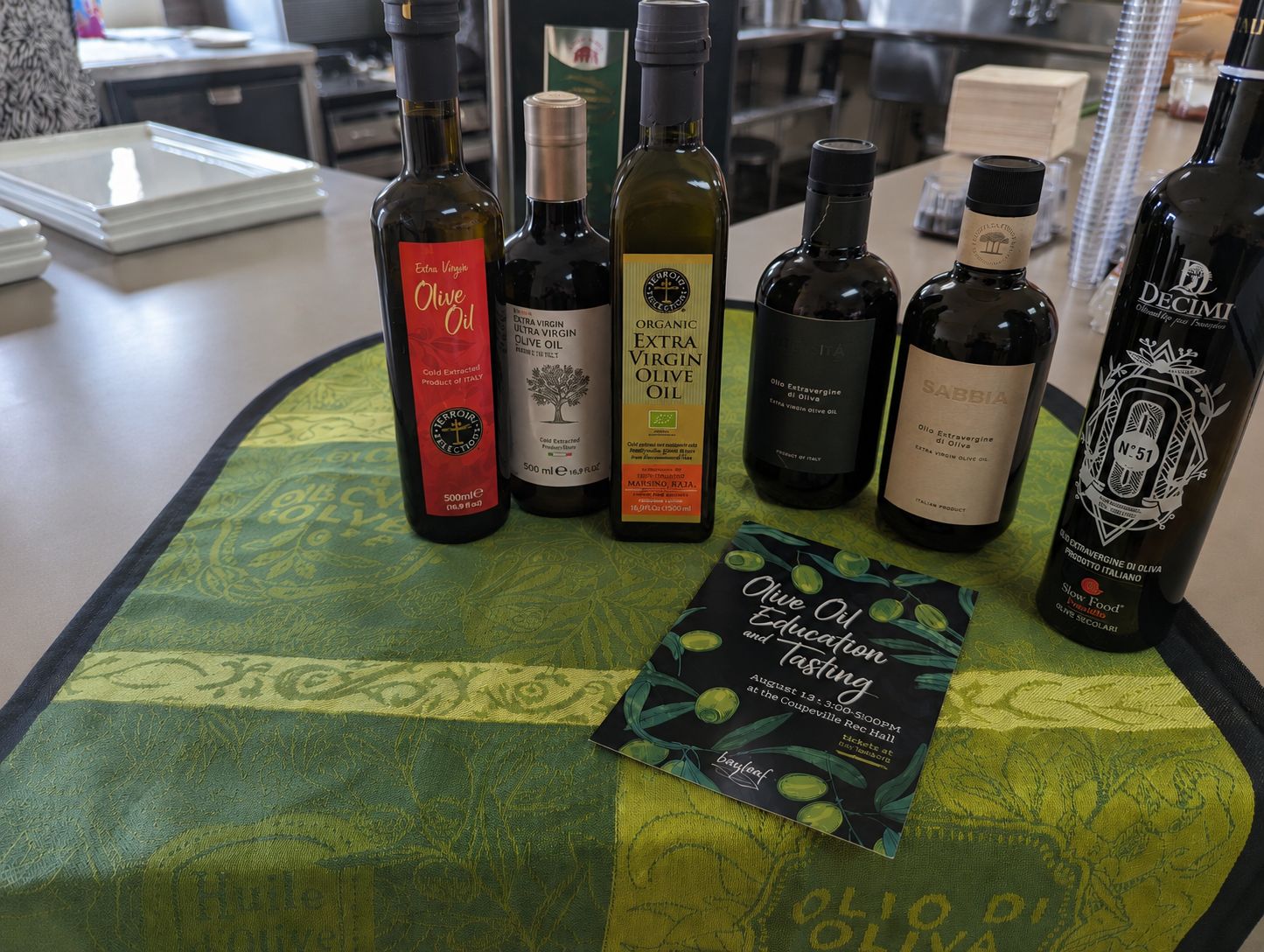EVOO Tasting Event EVOO Tasting Event