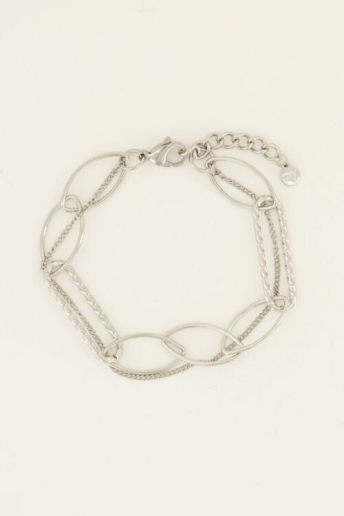 My Jewellery bracelet 3 layers Zilver