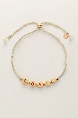 My Jewellery Bracelet love cord Goud