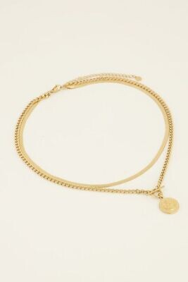 My Jewellery necklace 2 layers Goud